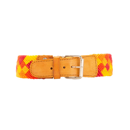 Artisan-made collar for dogs with a modern twist on traditional weaving